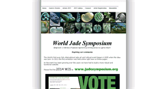 Desktop Screenshot of jadesymposium.com